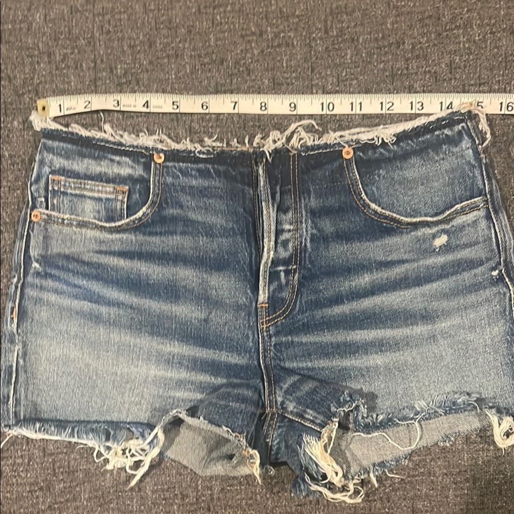 Buckle Blue Distressed Jean Shorts